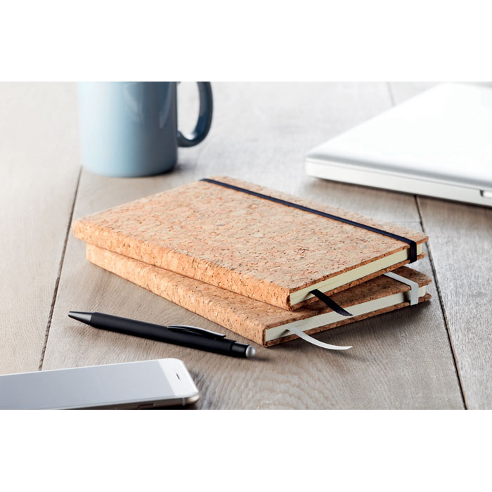 A5 cork notebook 96 lined - Image 4