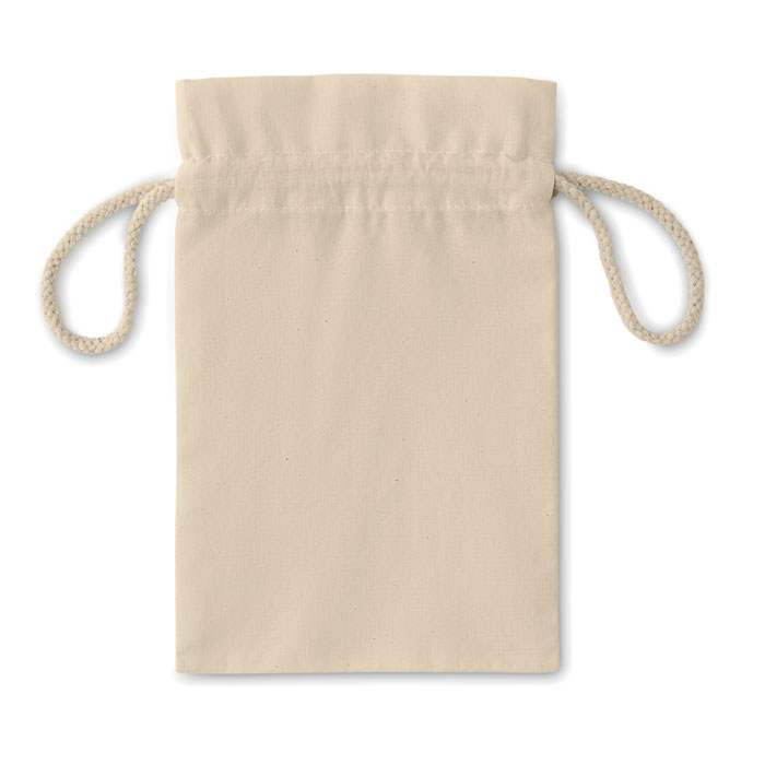 Small Cotton draw cord bag - Image 2
