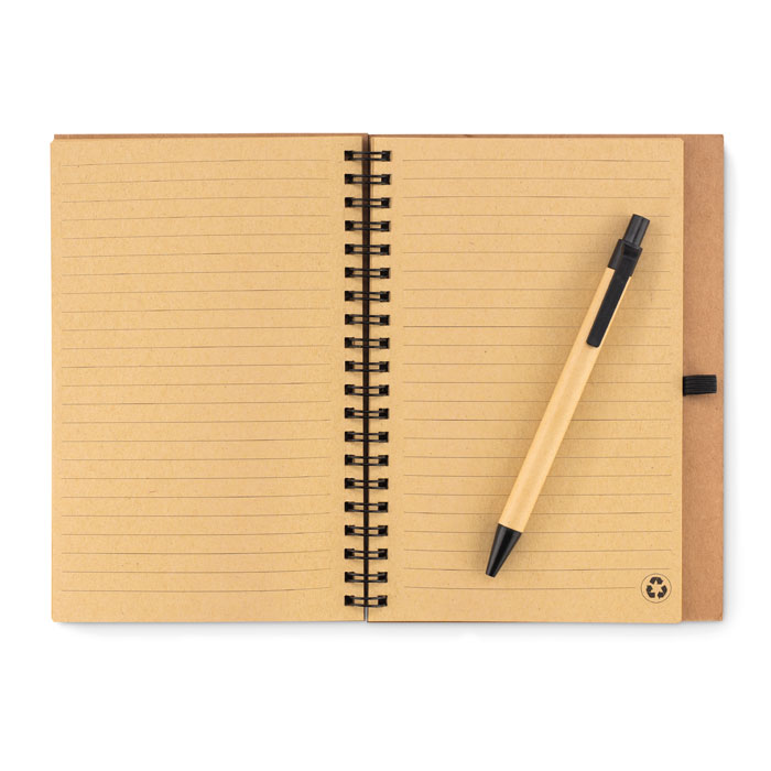 Cork notebook with pen - Image 2