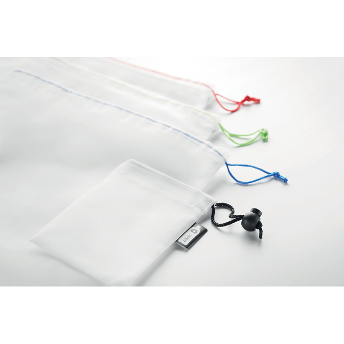 Set of 3 RPET mesh food bags - Image 4