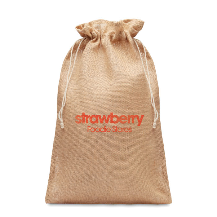 Large jute gift bag 30x47 cm - Image 3